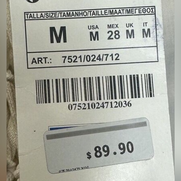 Zara Macrame crochet fringe dress coverup - Picture 5 of 8